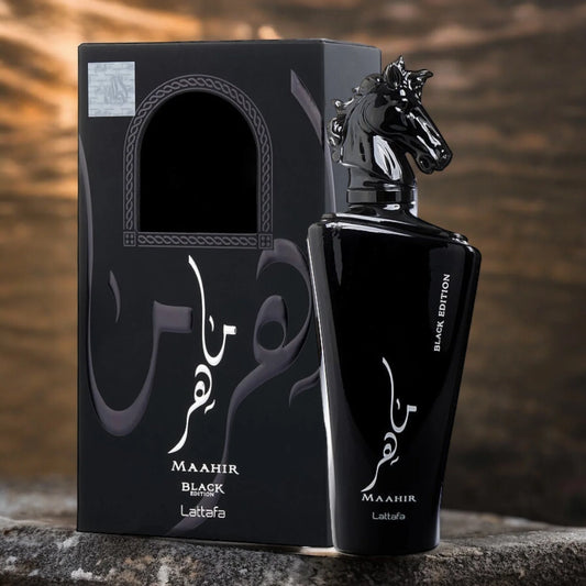 Maahir Black Edition Lattafa Perfumes for women and men